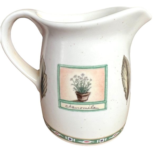 2 items: Vtg PFLATZGRAFF "Naturewood" Stoneware Gravy Boat and Creamer Retired - Picture 8 of 13